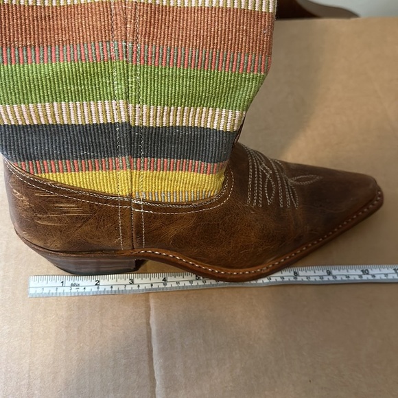 Handmade Guatemalan Leather Artisan‎ Festival Boots Size 8.5-9 - Picture 17 of 17